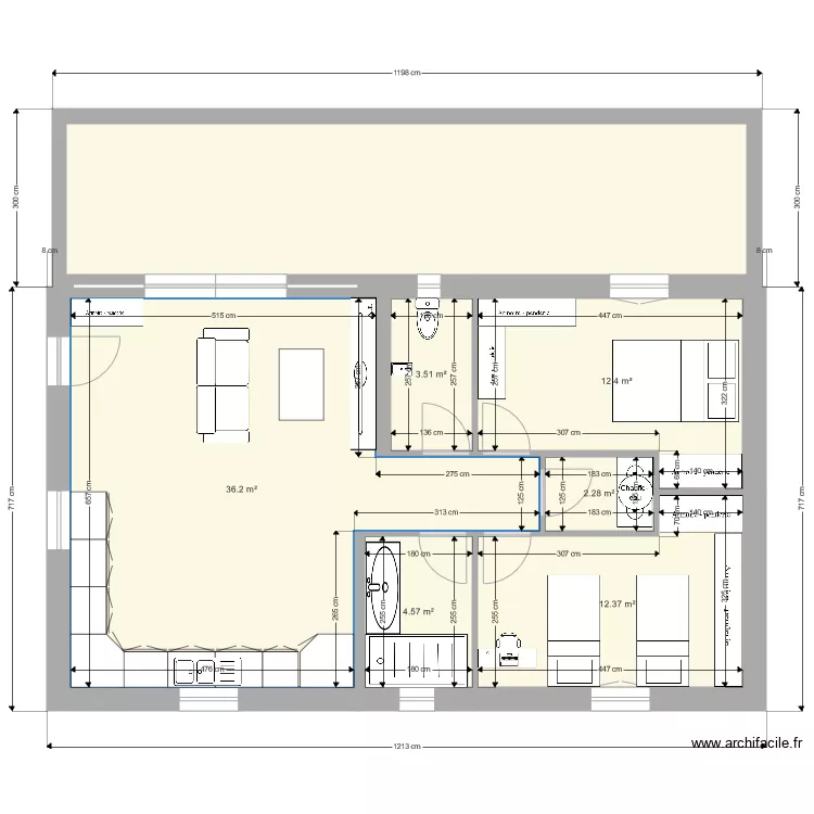 maison maman 2. Plan de 
