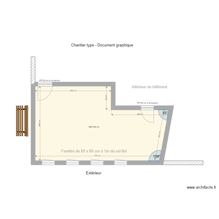 MBC Maconnerie 2. Plan de 1 pièce et 33 m2