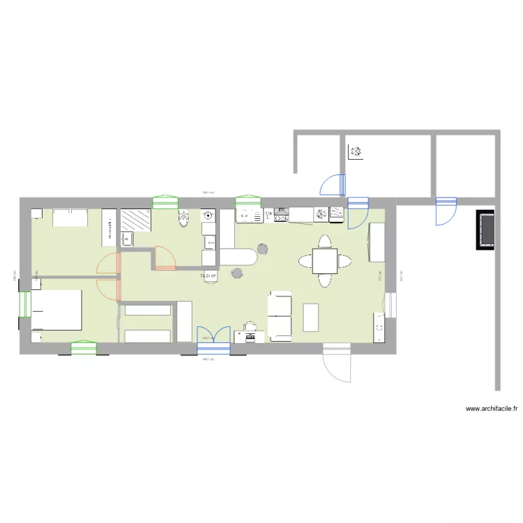 villa delle rose 10. Plan de 