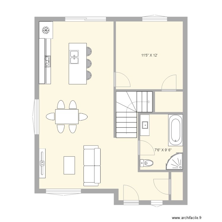 26X30. Plan de 0 pièce et 0 m2