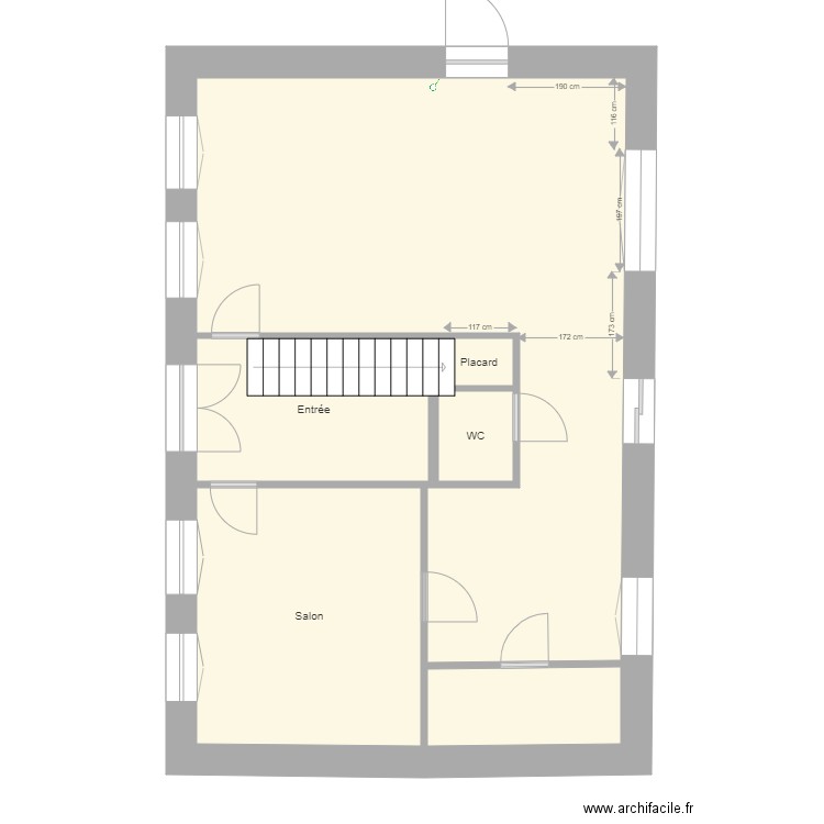 RDC chauffage. Plan de 0 pièce et 0 m2