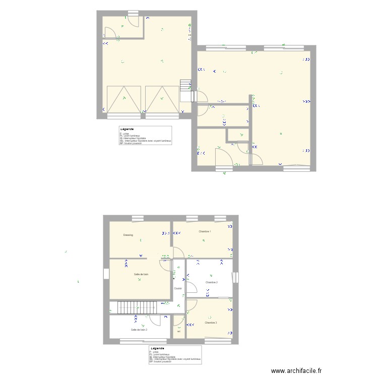 Herrmannrez complet. Plan de 14 pièces et 192 m2