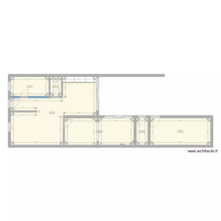 maison thomas actuel projet. Plan de 