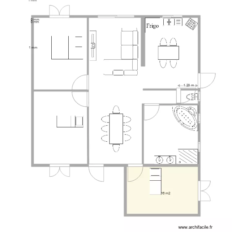 ma maison. Plan de ma maison. Plan de