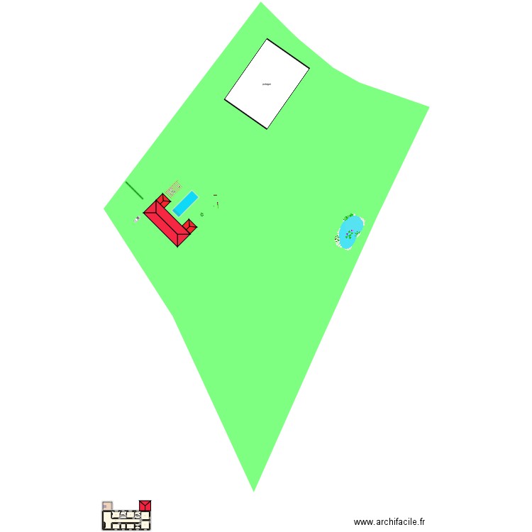 youx 2. Plan de 24 pièces et 513 m2