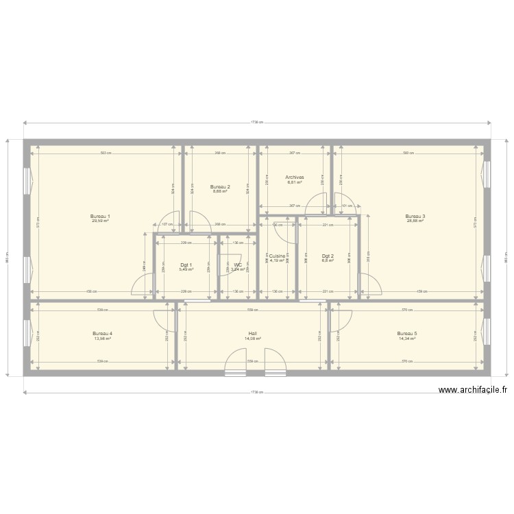 SAINT MAUR 28 GUYNEMER EXISTANT REEL. Plan de 0 pièce et 0 m2