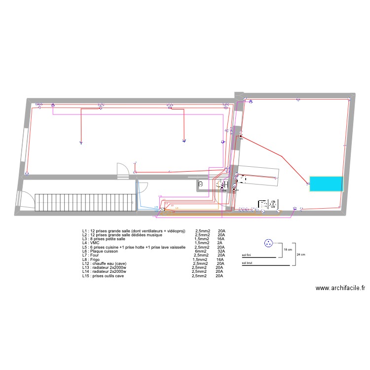 La Laverie Marseille prises électriques. Plan de 0 pièce et 0 m2