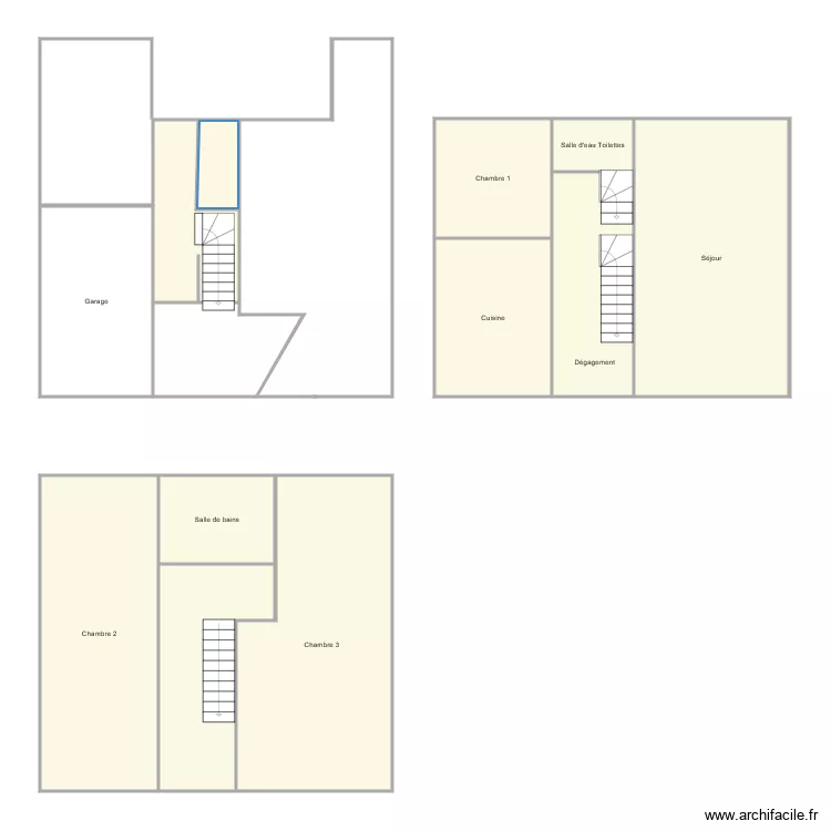 HENRION ARTHURIMMO. Plan de 