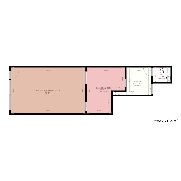 cousance agence. Plan de 0 pièce et 0 m2