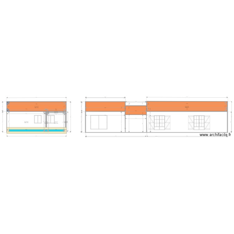 maison gareoult  agrandissement 6. Plan de 0 pièce et 0 m2