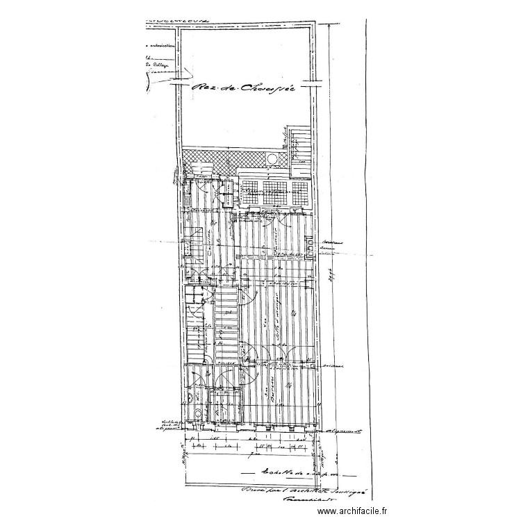 plan RDC BXL basique. Plan de 0 pièce et 0 m2