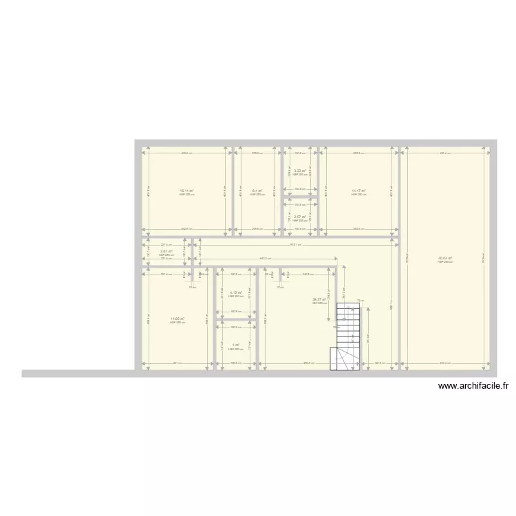 MAISON 2. Plan de 
