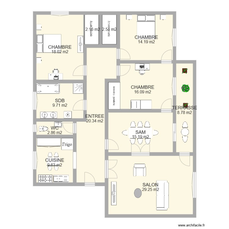 BERTRAND. Plan de 0 pièce et 0 m2 BERTRAND. Plan de 0 pièce et 0 m2