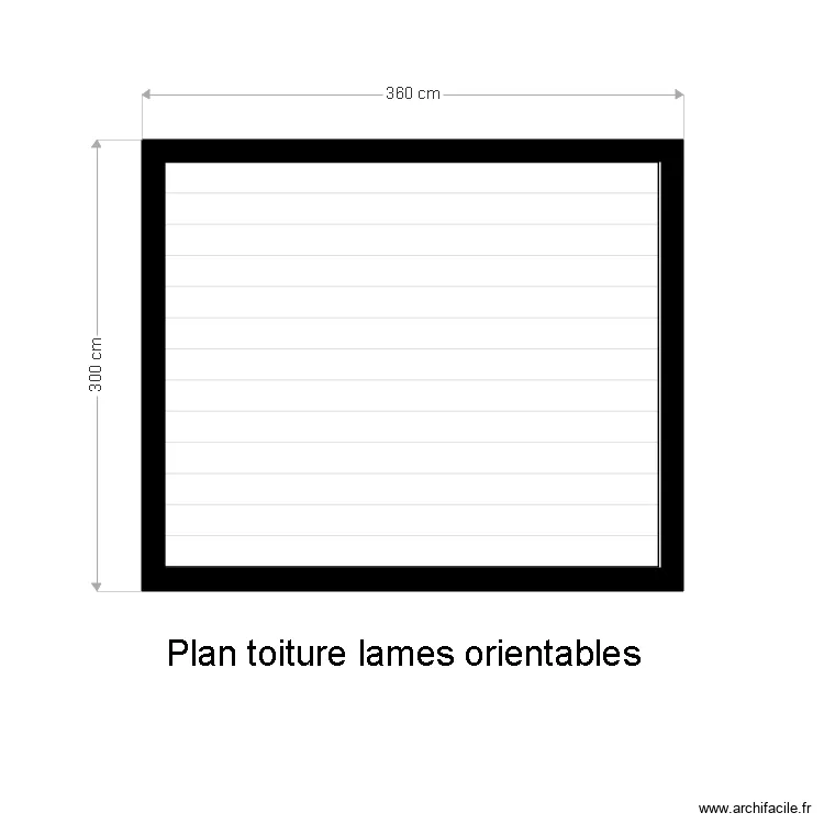 toiture. Plan de 