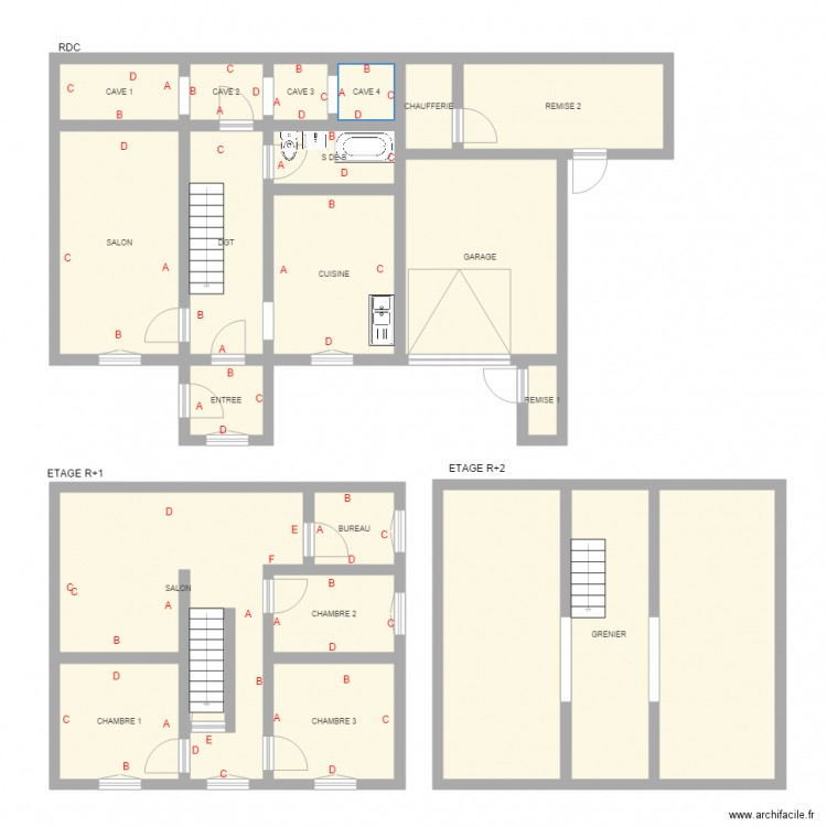 MINGOUTAUD. Plan de 0 pièce et 0 m2