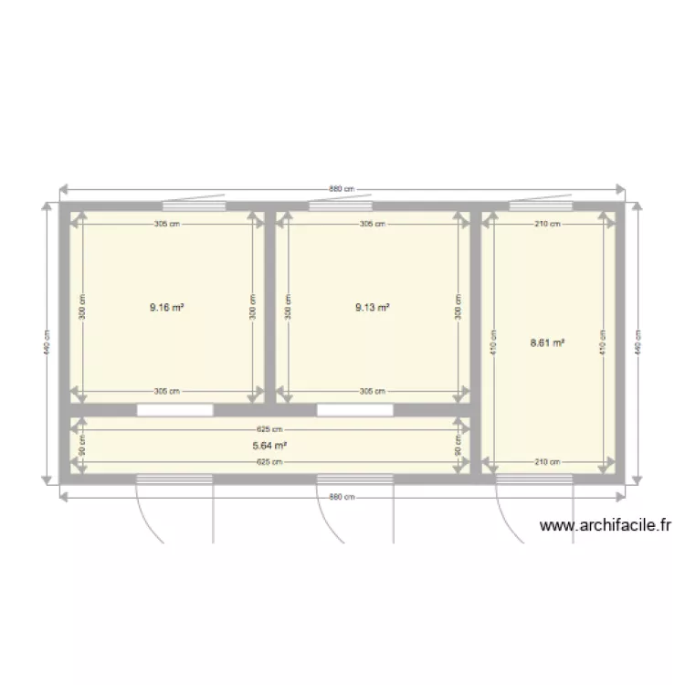 Ferme Modele Ecurie. Plan de 