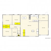 Plan maison 93m2