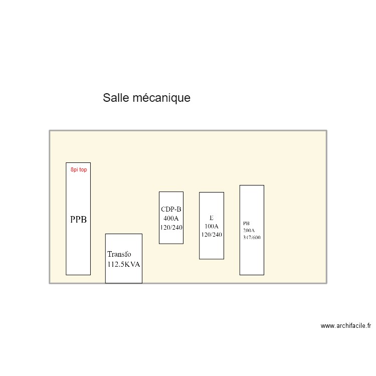 École l'assomption étage vu face. Plan de 0 pièce et 0 m2