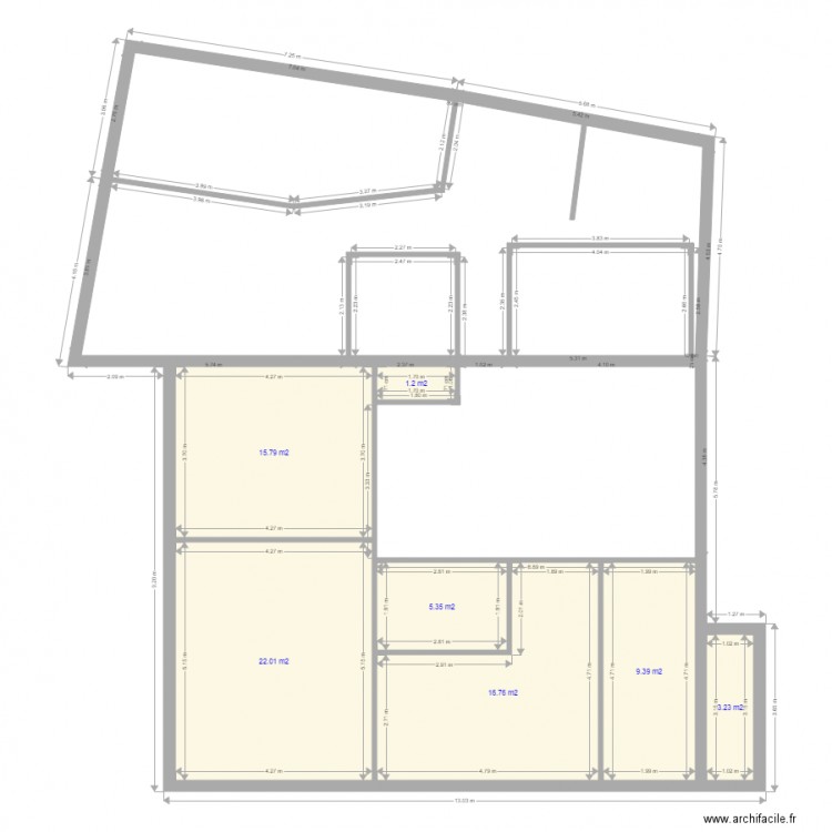 Heynault 000. Plan de 0 pièce et 0 m2