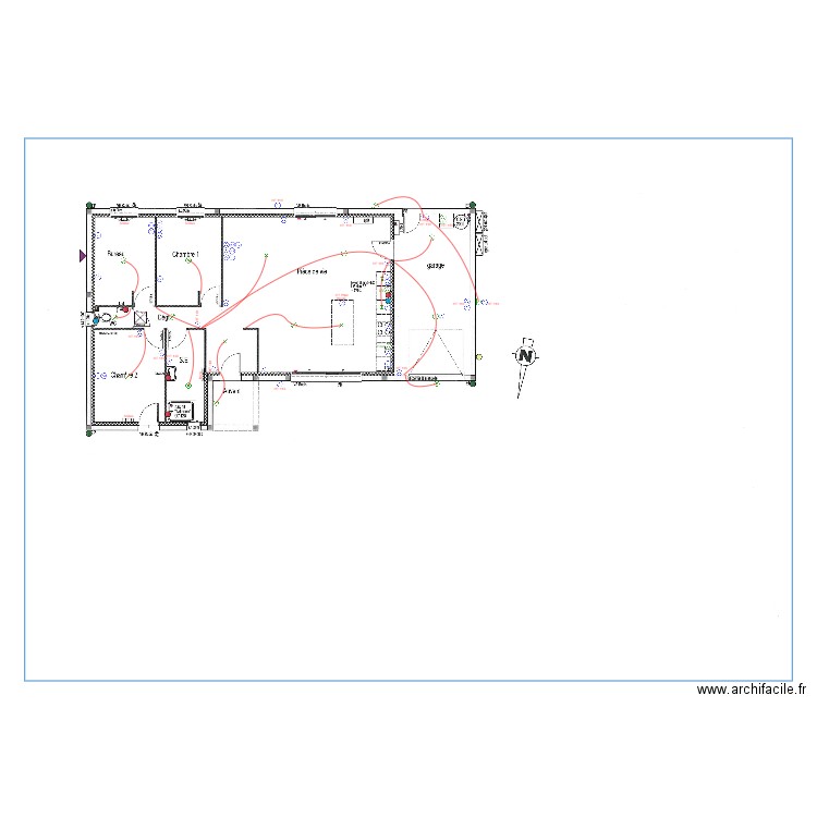 GAILLIARD DOMINIQUE. Plan de 0 pièce et 0 m2