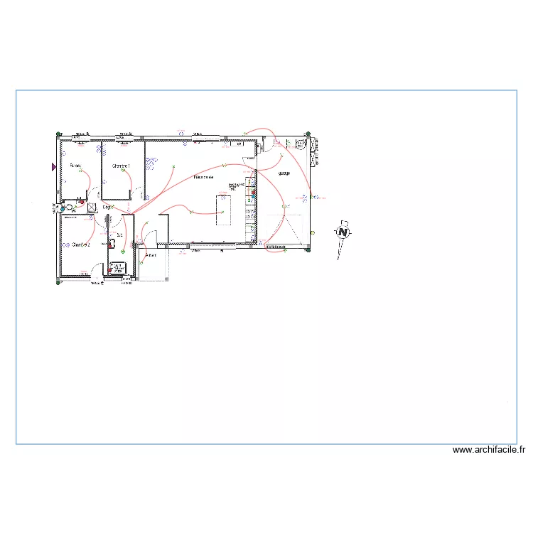 GAILLIARD DOMINIQUE. Plan de 
