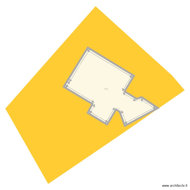 PLAN DE MASSE AVANT TRAVAUX. Plan de 0 pièce et 0 m2