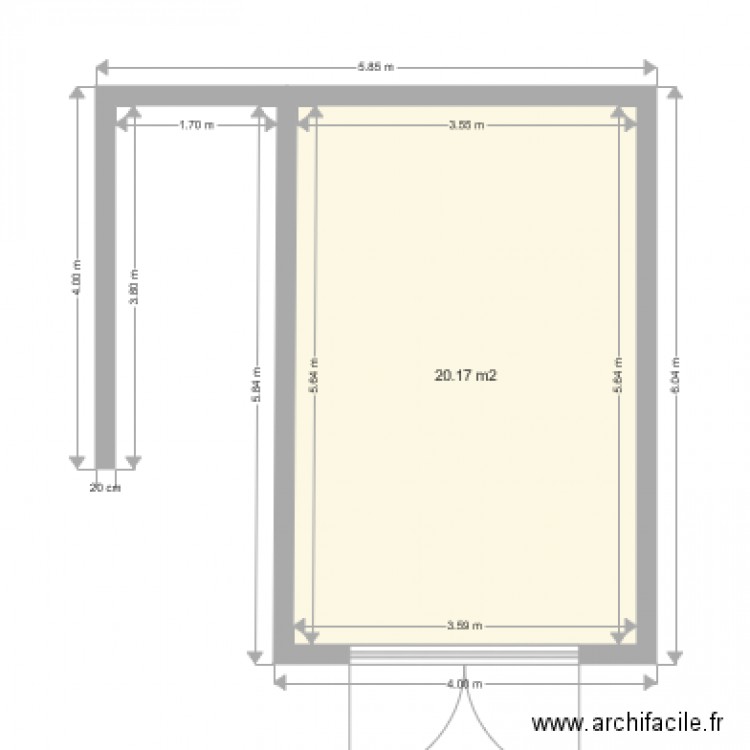 Mon garage et Abri Remorque. Plan de 0 pièce et 0 m2