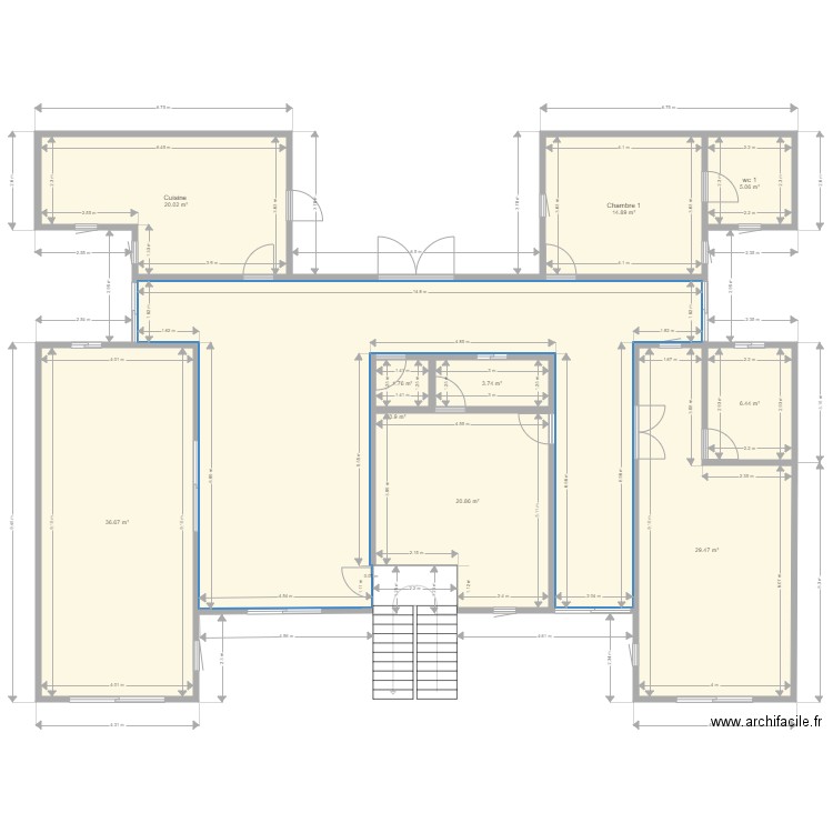 1er Etage . Plan de 0 pièce et 0 m2