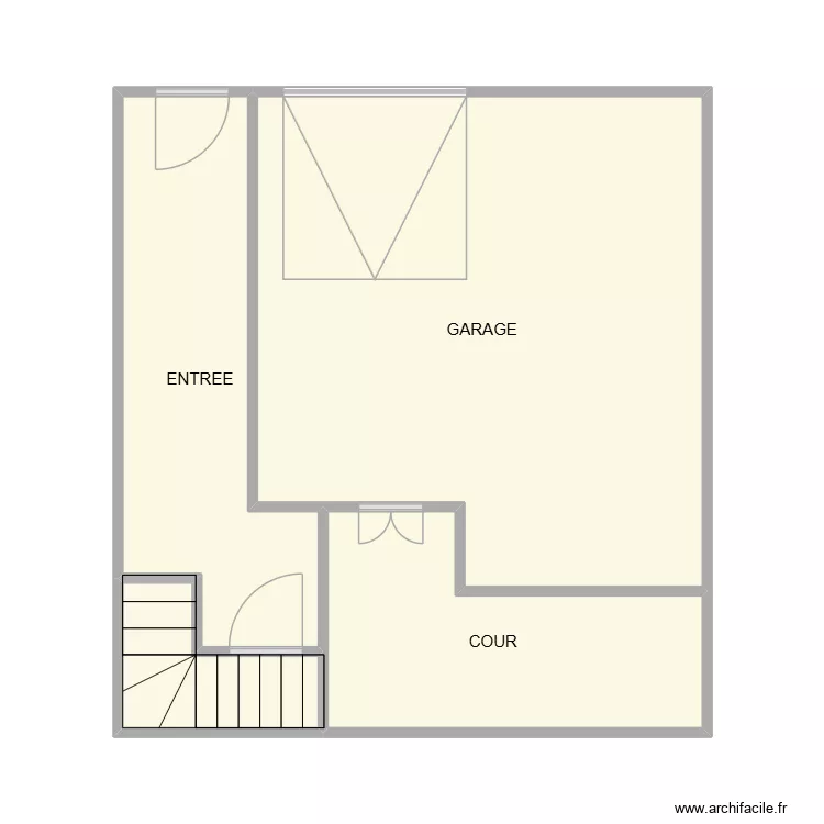 VAISSETTE RDC. Plan de 4 et 42 m² VAISSETTE RDC. Plan de 4 et 42 m²