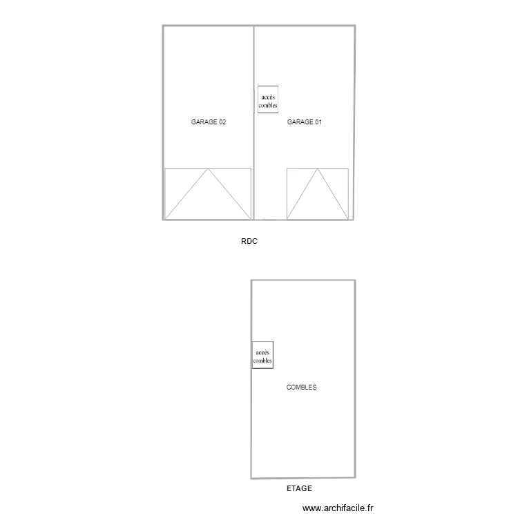 CRUCHON GARAGE. Plan de CRUCHON GARAGE. Plan de