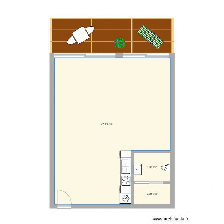 préfab salle commune. Plan de 0 pièce et 0 m2