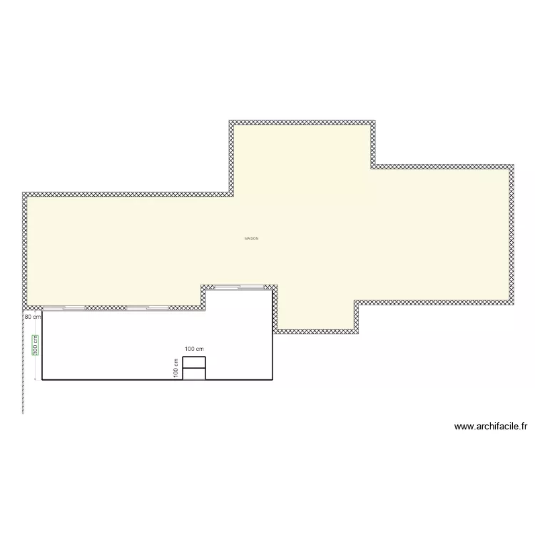 TERRASSE SEPT SAULX. Plan de 