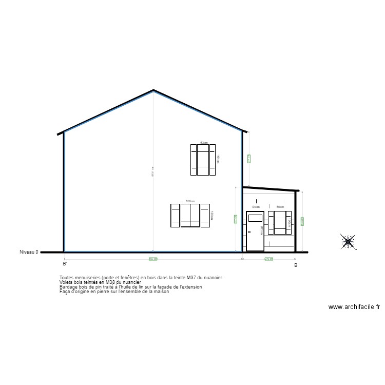 coupe bb steph killian. Plan de 0 pièce et 0 m2