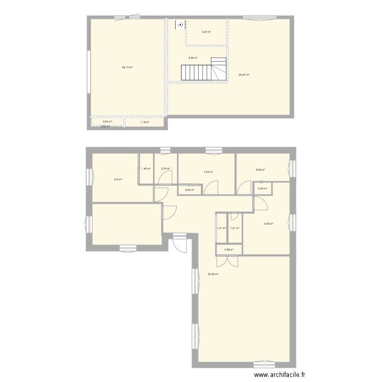 MPscenarioChambreOuest. Plan de 0 pièce et 0 m2