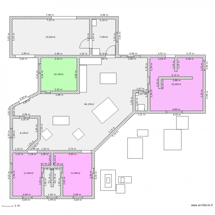 merzeau. Plan de 0 pièce et 0 m2