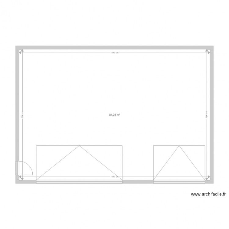 plan garage. Plan de 0 pièce et 0 m2