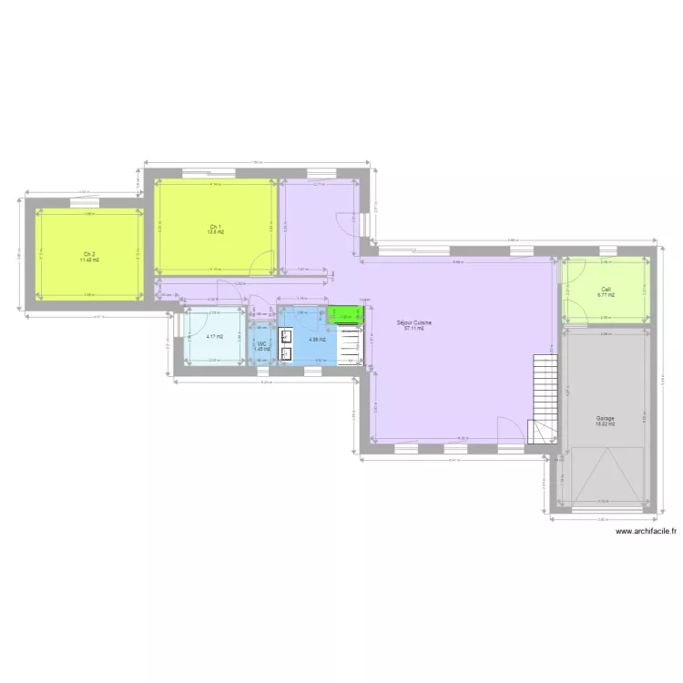 KRAJEWSKI. Plan de 