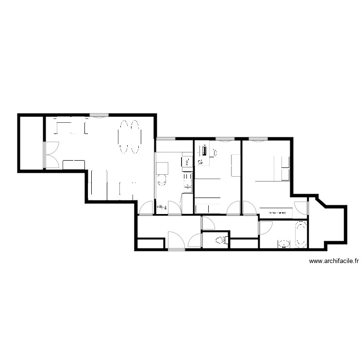 Appart Patrick2. Plan de 0 pièce et 0 m2