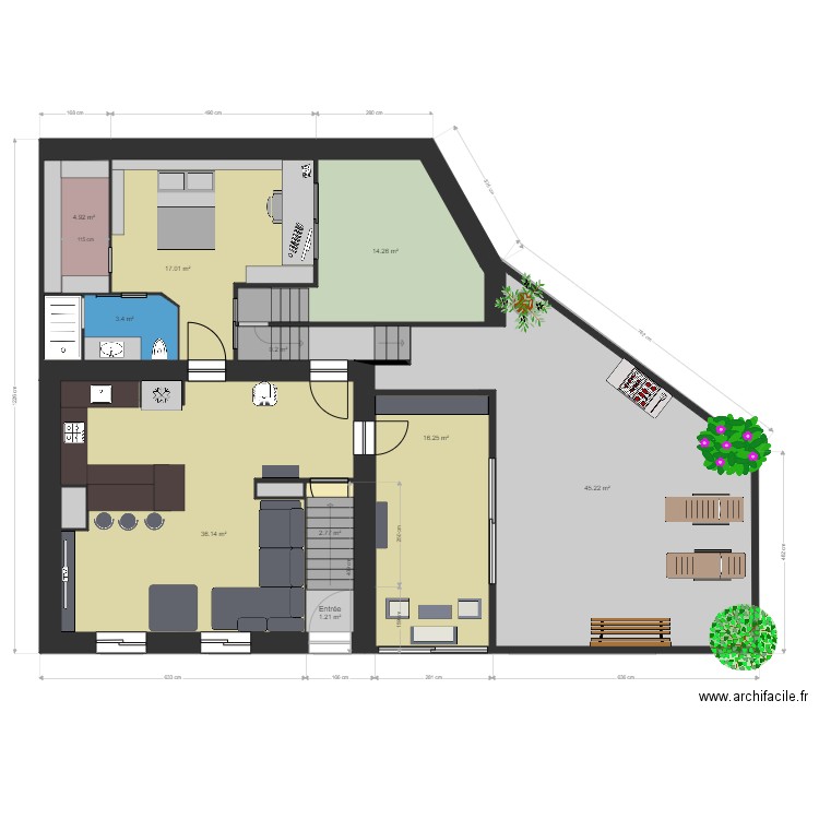 freixial. Plan de 32 pièces et 427 m2