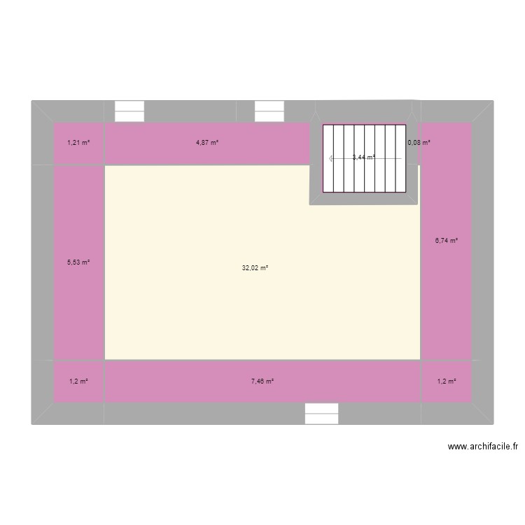 DAUVIAU. Plan de 24 pièces et 229 m2