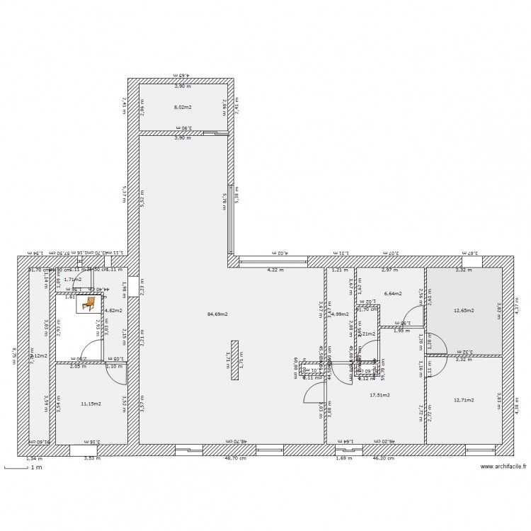 maison7. Plan de 0 pièce et 0 m2