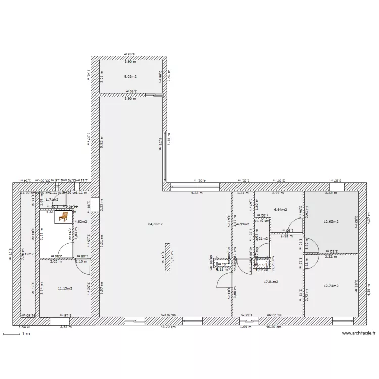 maison7. Plan de 