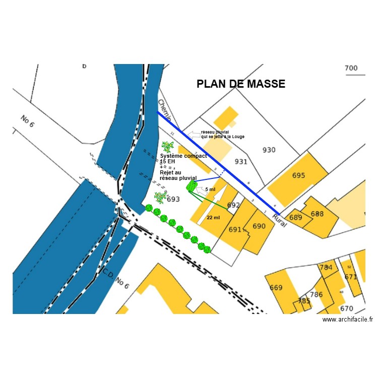 PETOT. Plan de 0 pièce et 0 m2