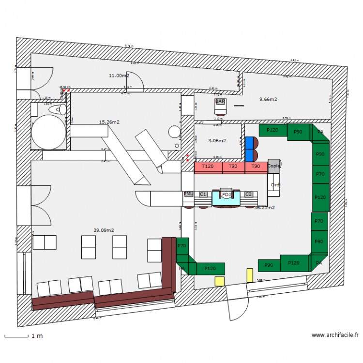 Future LPDM Meublé. Plan de 0 pièce et 0 m2