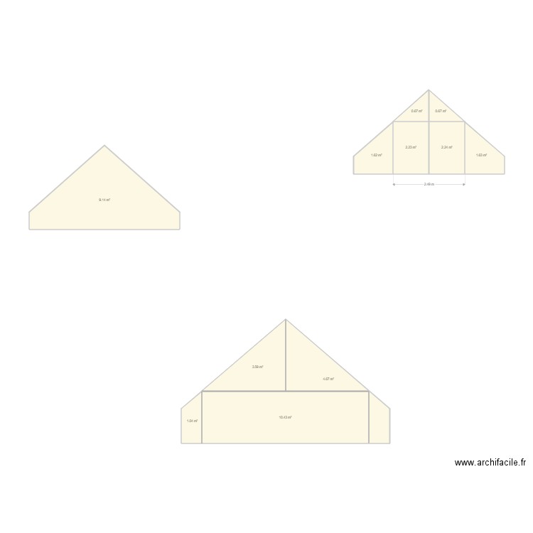 KOCH. Plan de 11 pièces et 30 m2