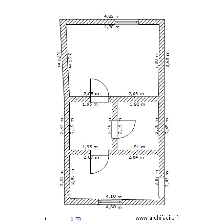 1ER ETAGE AJAC. Plan de 0 pièce et 0 m2