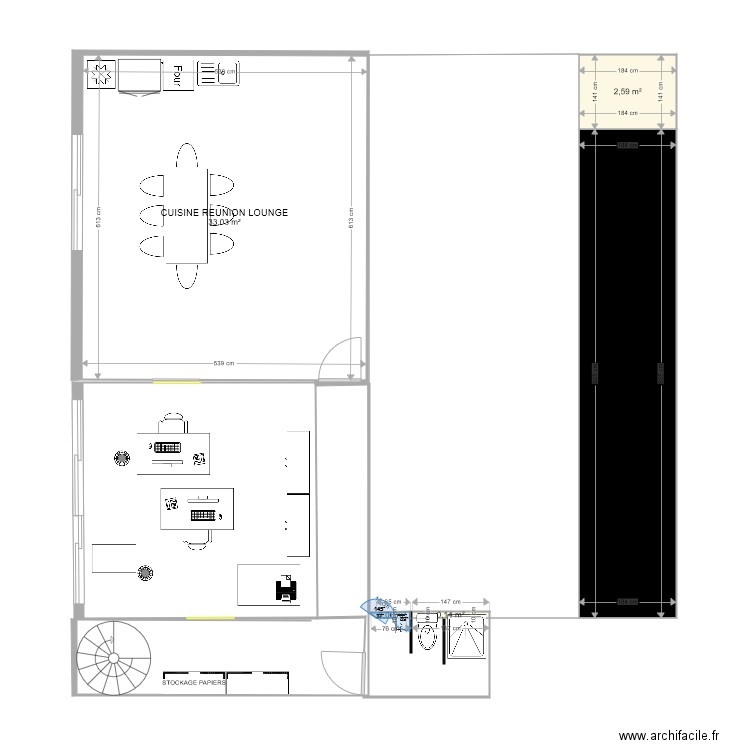 DRY AGED LOCAL 3. Plan de 0 pièce et 0 m2