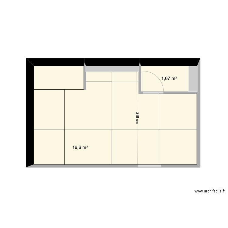calepinage villa héran sdb master. Plan de 0 pièce et 0 m2