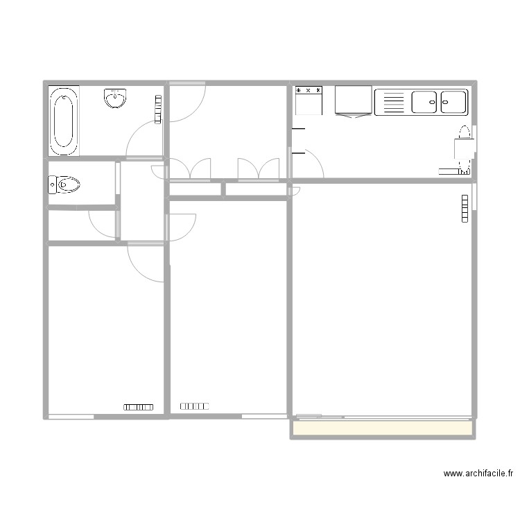Catherine. Plan de 0 pièce et 0 m2