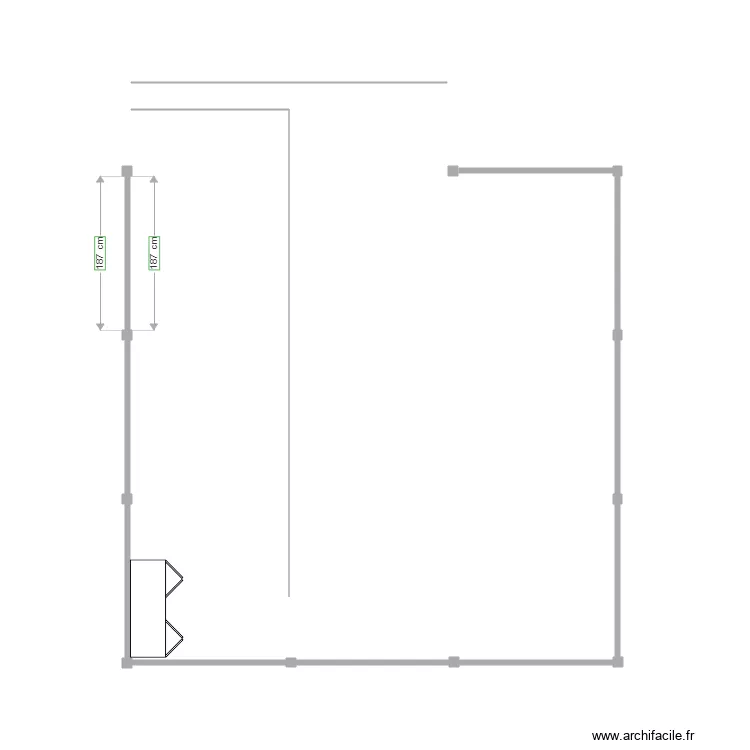 hangard. Plan de hangard. Plan de
